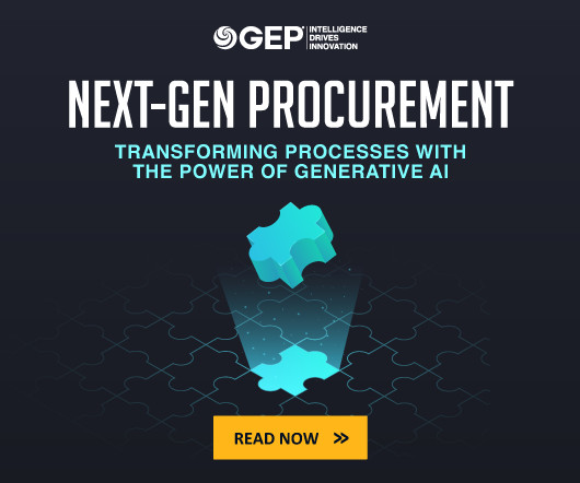 Next-Gen Procurement: Transforming Processes with the Power of Generative AI